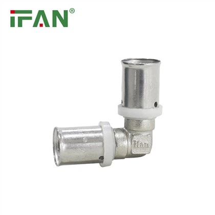 اتصالات زانویی پرس برنجی PEX